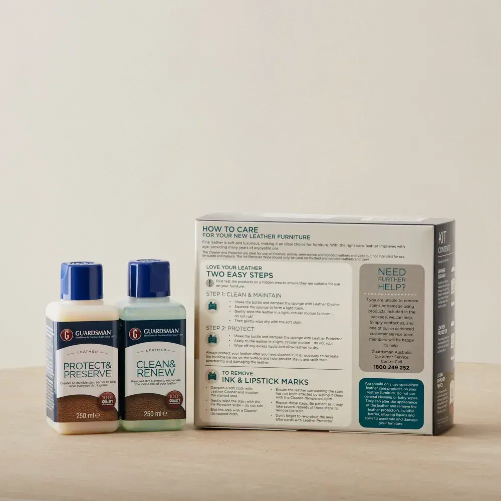 Guardsman Leather Product Warranty 2-4 Seater