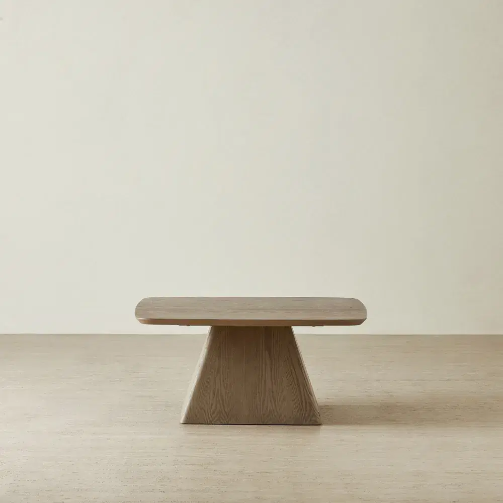 Dunstan Medium Brown Wooden Coffee Table High