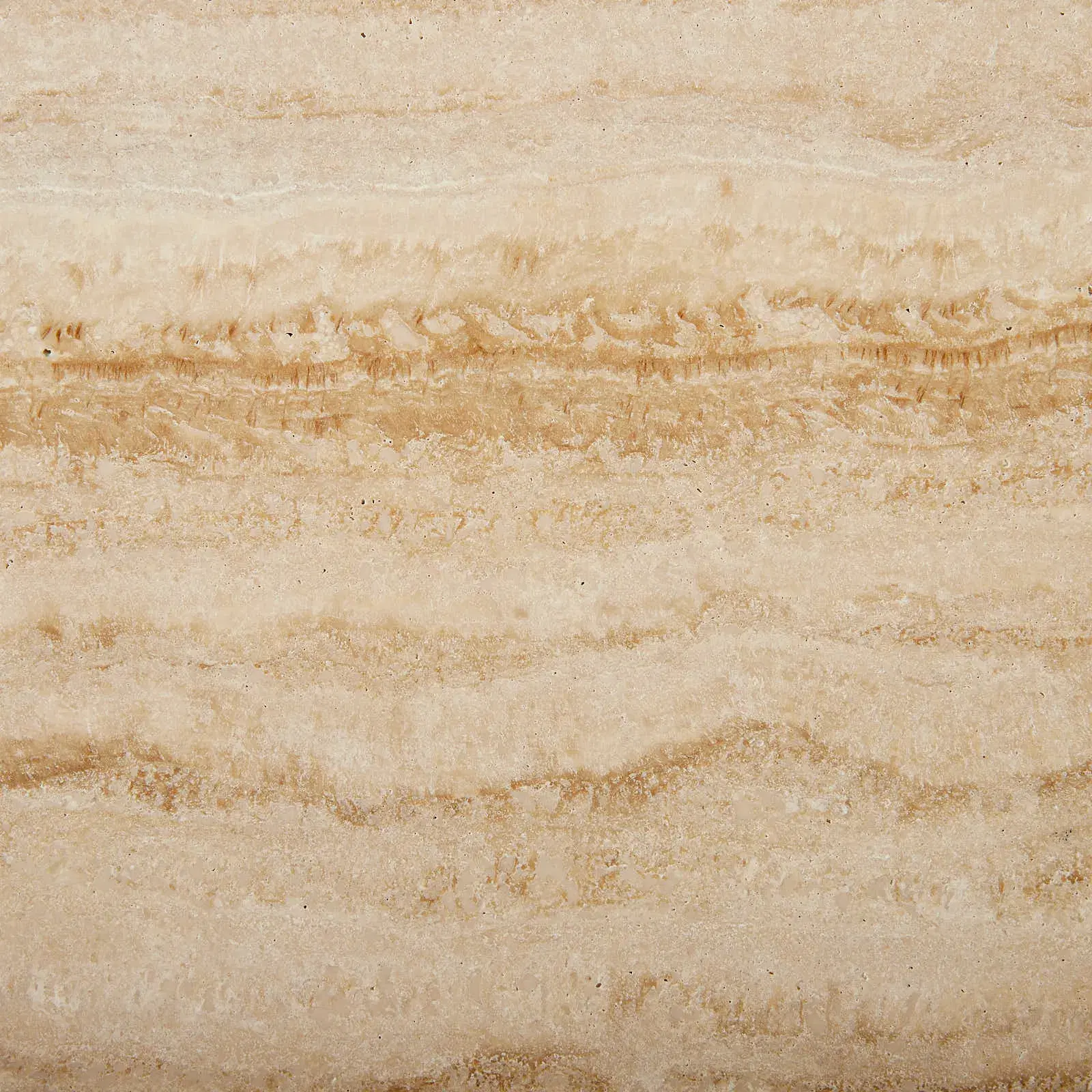 Monolith Natural Cream Travertine Console Table