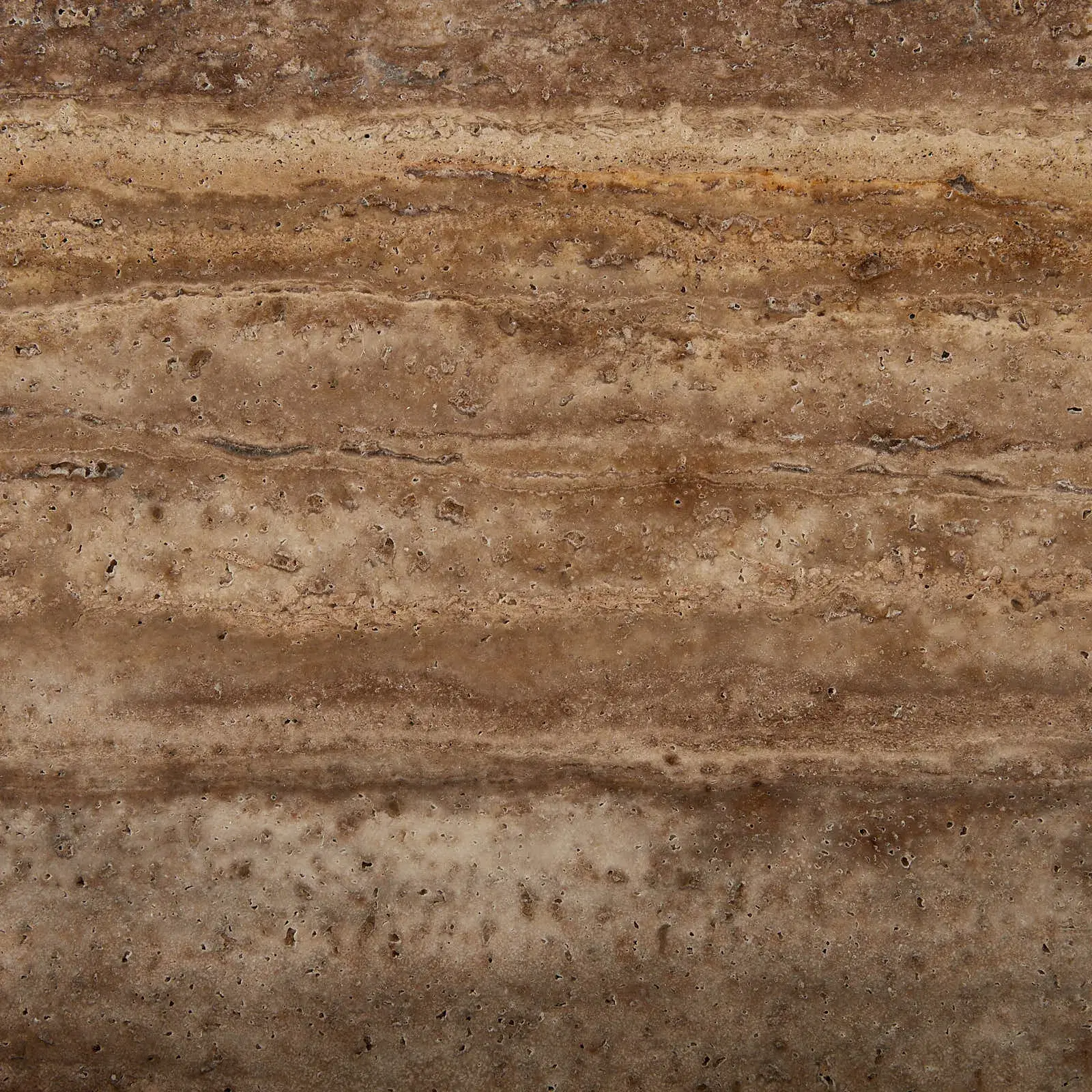 Monolith Natural Silver-Grey Travertine Console Table