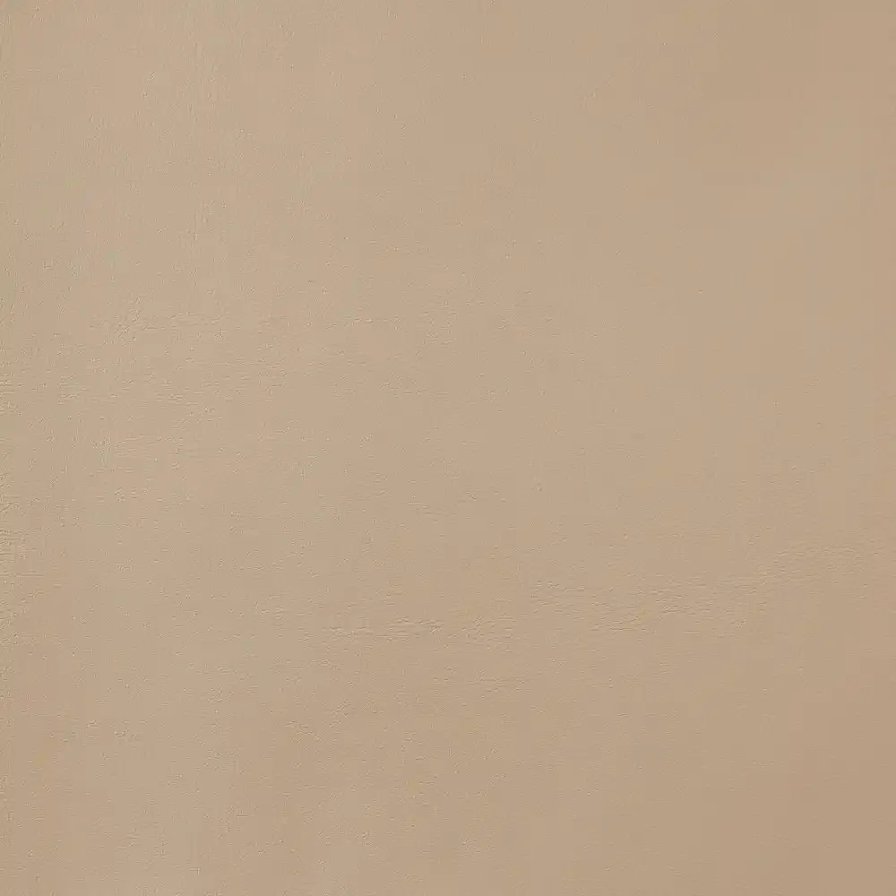 Polina Sand Beige Vegan Leather Dining Chair - Brushed Bronze Legs