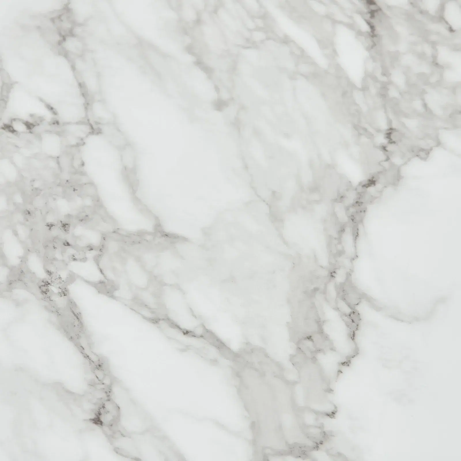 Archie Statuario White Sintered Stone Round Dining Table - Matte Black Leg 120cm