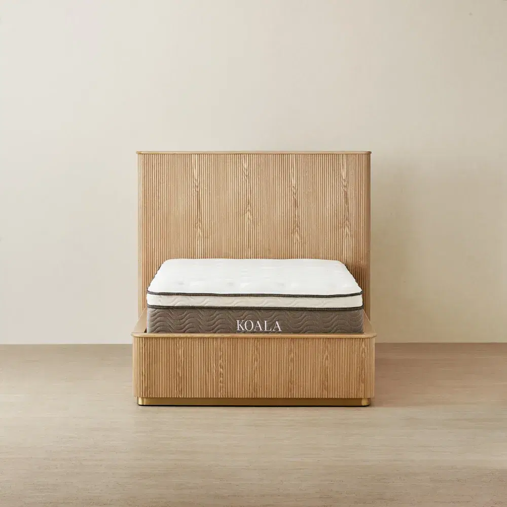 San Pierre Light Brown Ash King Single Bed