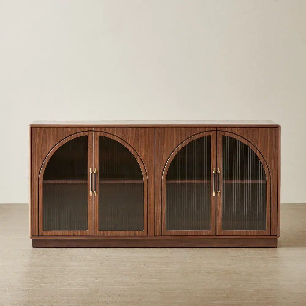 Costanza Mocha Walnut Brown Wooden Sideboard
