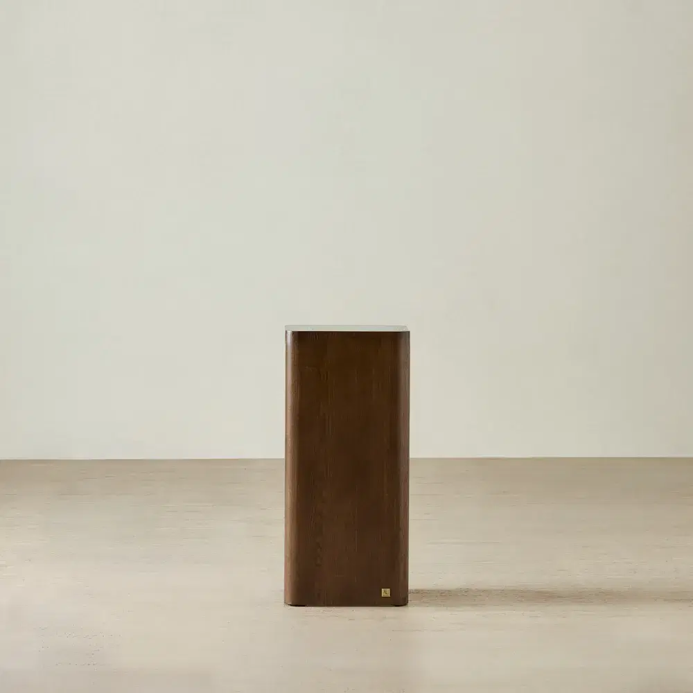 Trento Amber Brown Ash Veneer Medium Plinth