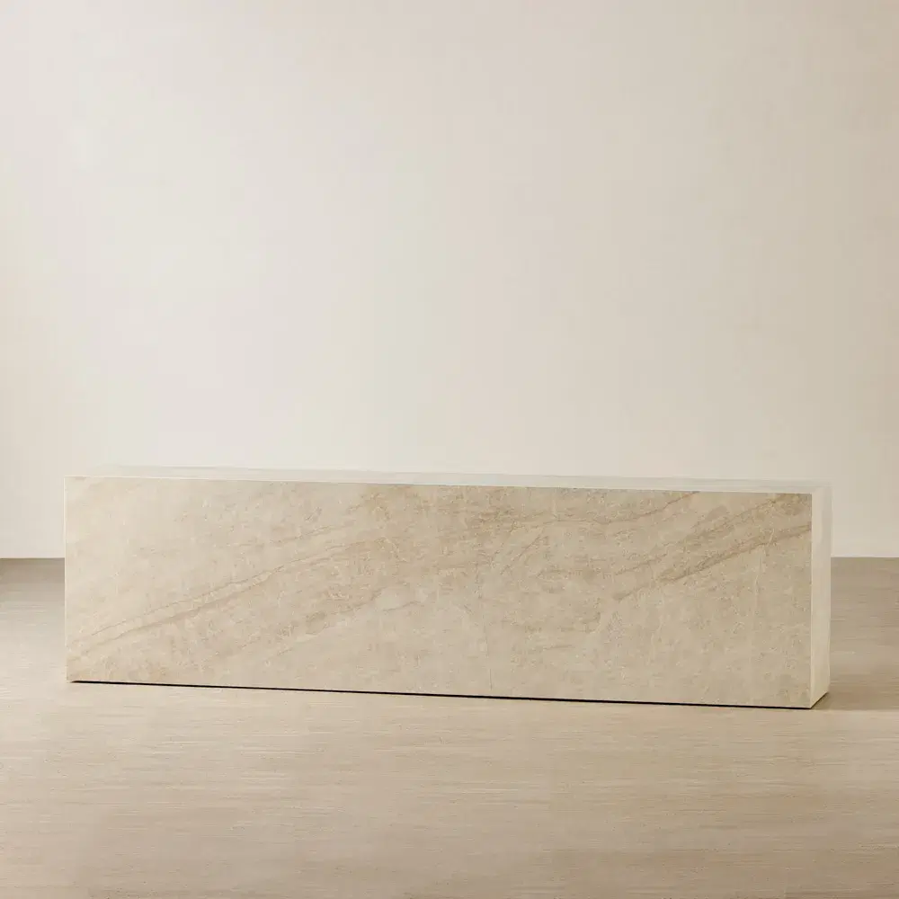 Port Lucienne Taj Mahal Sintered Stone Horizontal Plinth 