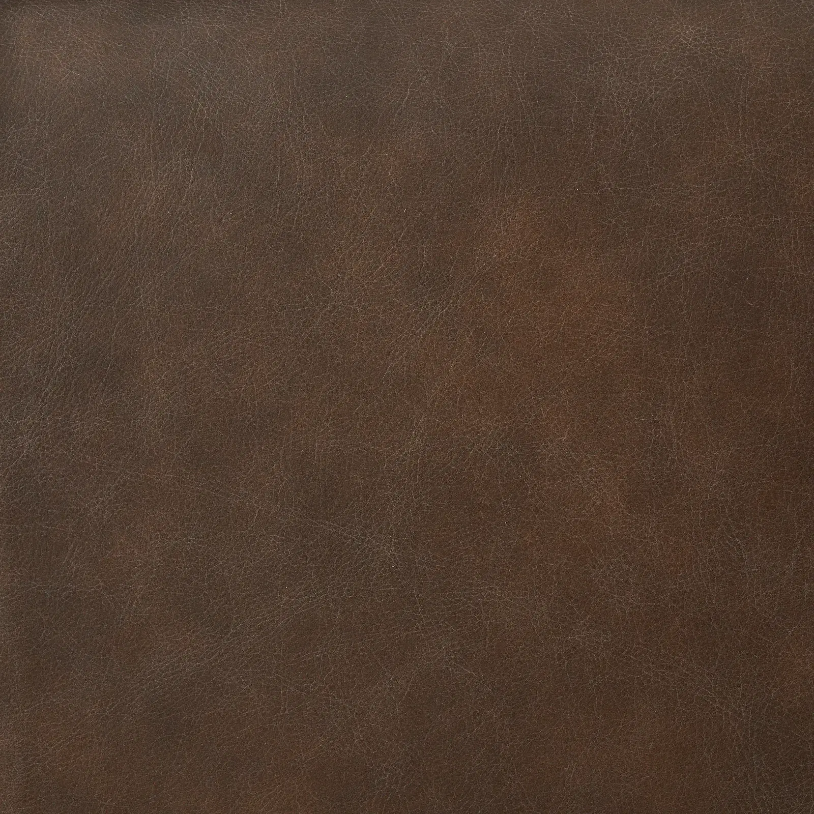 Lainey Chocolate Brown Modular Leather Sofa with Ottoman