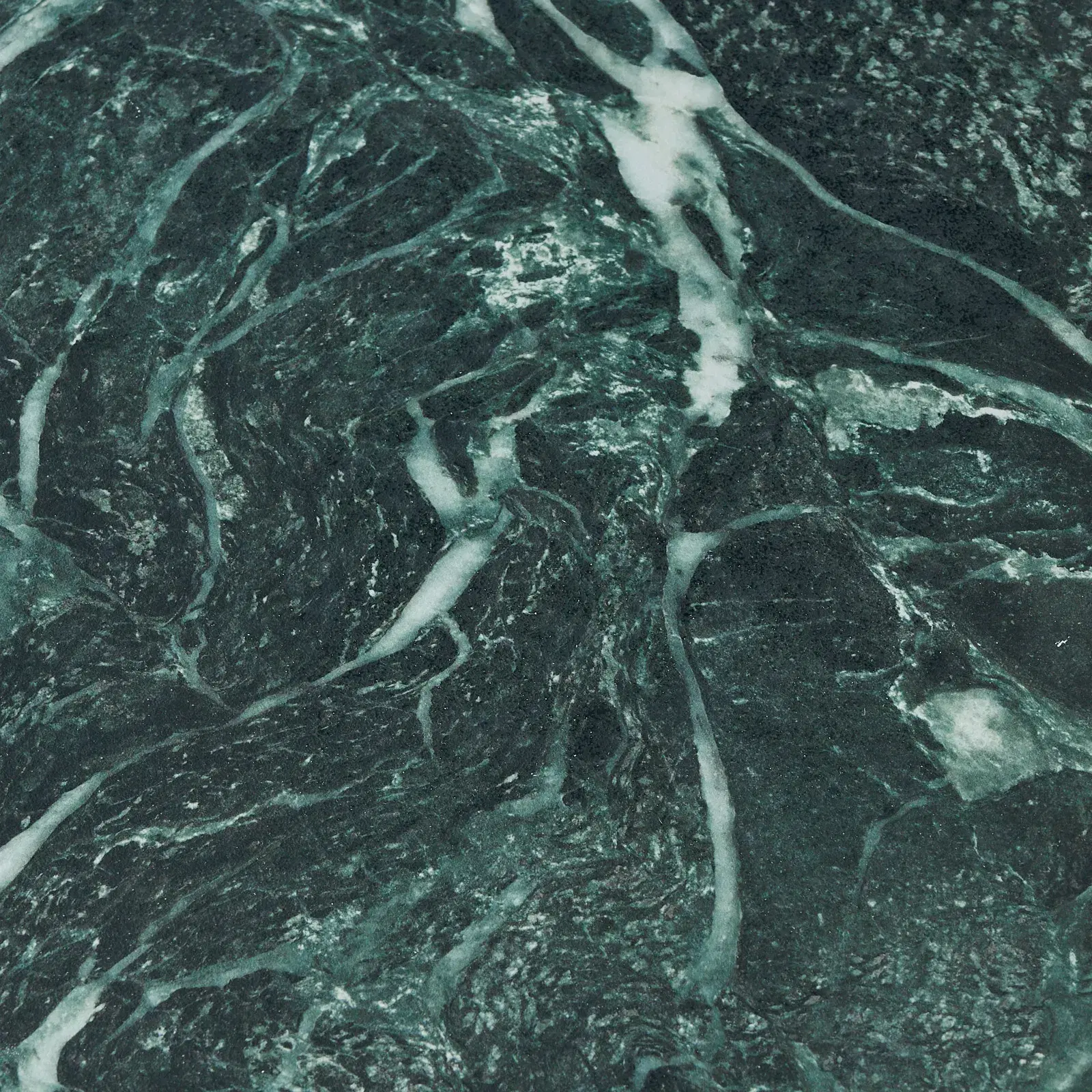 Grayson Emerald Green Sintered Stone Side Table - Brushed Bronze Legs