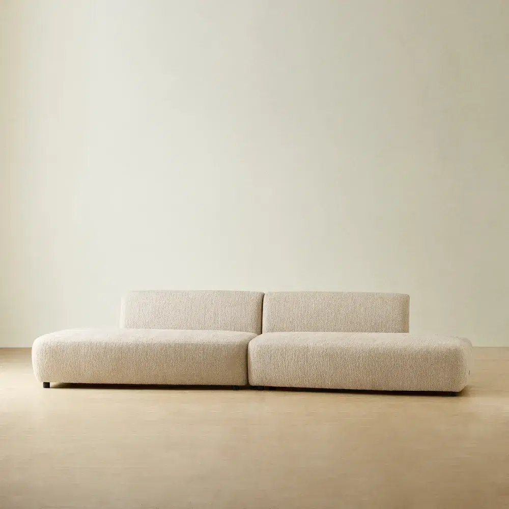 Evo Dusty Beige Fabric Modular Sofa